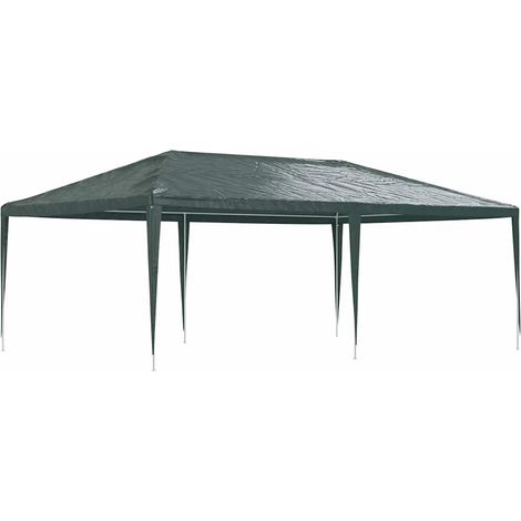 Tente de réception Tonnelle de Jardin - Rapide à Installer professionnelle 4x6 m Vert 90 g/m² BV813568 - BonneVie (1/5)