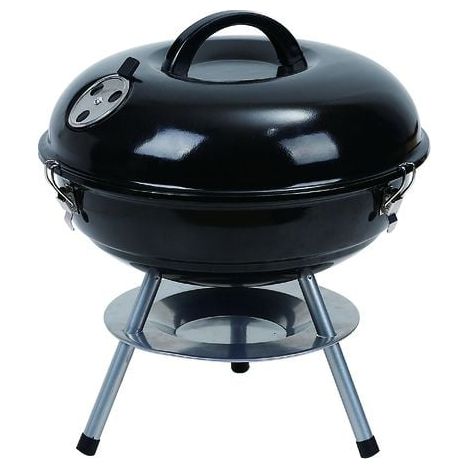 TrendLine Kugelgrill Holzkohlegrill 34cm Kohlegrill einstellbare Luftzufuhr