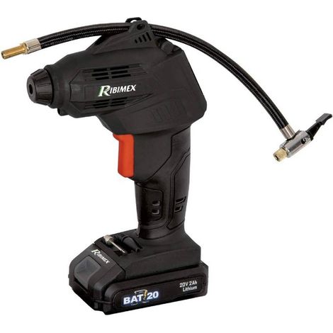 Compresseur R-BAT20 20V - Avec Batterie 2A - Embouts et Chargeur - Performance et Polyvalence - D-Work