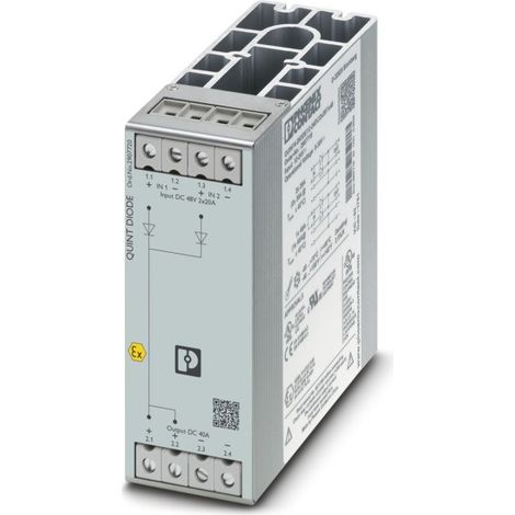 PHOENIX CONTACT 2907720 Modulo di ridondanza QUINT4-DIODE/48DC/2X20/1X40