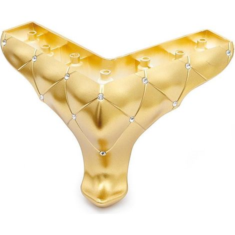 Q&Q pata plastico okaliptus joya h135 oro 180x180x135 , La PATA PLASTICO OKALIPTUS JOYA H135 ORO es un accesorio de alta calidad para sofás y muebles, diseñ
