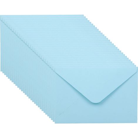 Lot de 50 enveloppes à rabat en V, idéales pour invitations et courriers événementiels, format standard pour correspondance privée et professionnelle (1/5)