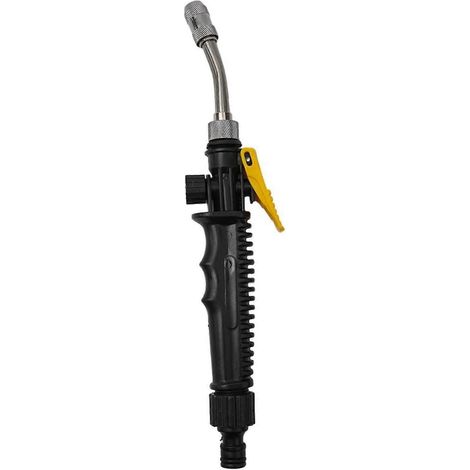 Stainless Steel Garden Hose Spray Wand with Adjustable Nozzle, 30cm Pressure for Car Wash and Deck Cleaning (1/5)