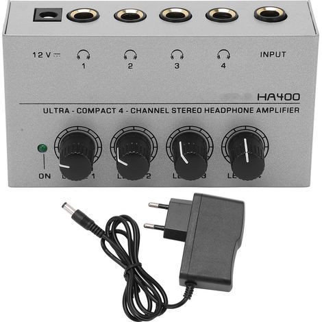4-Kanal-Kopfhörerverstärker mit EU-Netzteil 100–240 V AC (1/5)