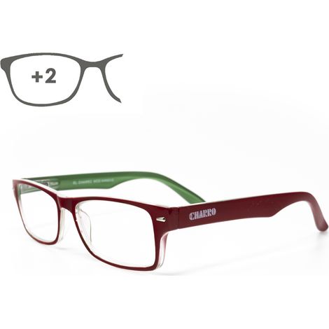 Occhiali da lettura Kansas Rosso/Verde. Aumenta +2.0 (1/3)