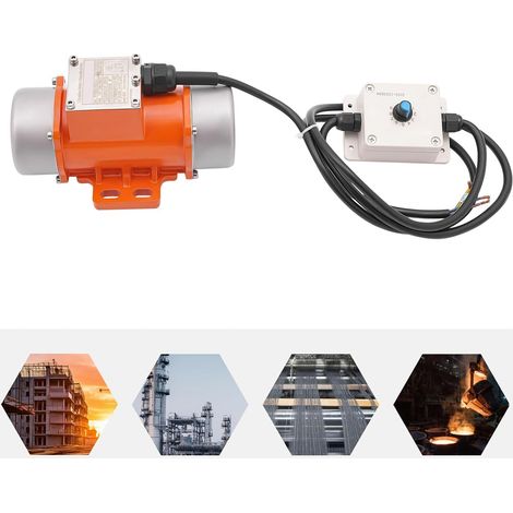 Moteur de Vibrateur à Béton,40W 220V Moteur Brushless Moteur Vibration 3000rpm Moteur de Vibration en Alliage D'aluminium,Pour Mines,Métallurgie,Charbon,Électricité (1/5)