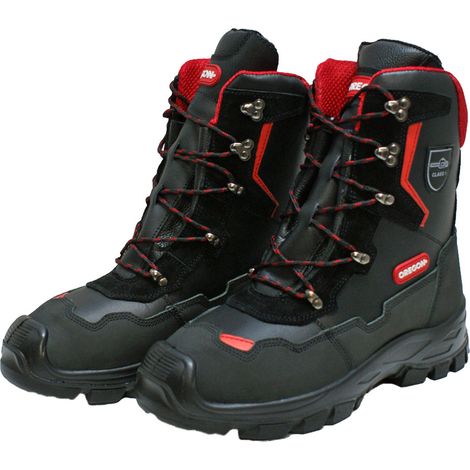 Forst KWF Schnittschutzstiefel Oregon YUKON Leder Class1/S2/EN ISO Gr 39-48