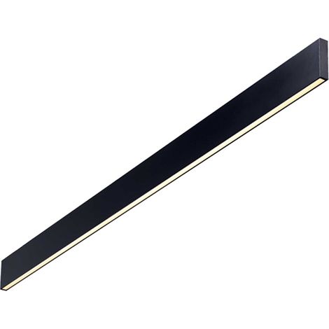 Applique Moderna Linus Alluminio Nero Led 32W 4000K Luce Naturale (1/3)