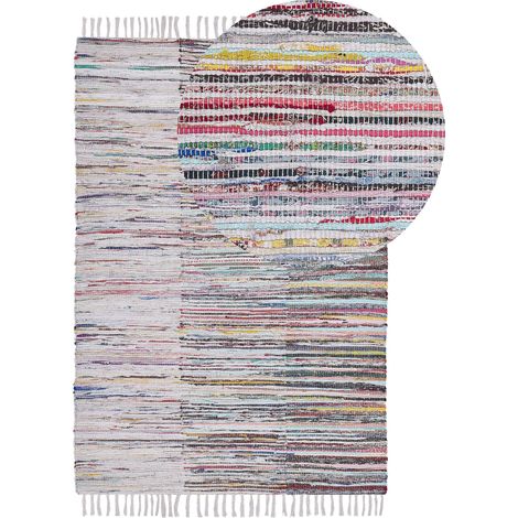 Rug MERSIN Multicolour 140 x 200 cm Cotton (1/5)
