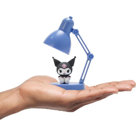 HELLO KITTY MINI LAMPE AVEC FIGURINE DE JOUET, DÉCORATION DE BUREAU KAWAII, JOLI CADEAU DE COLLECTION - KUROMI