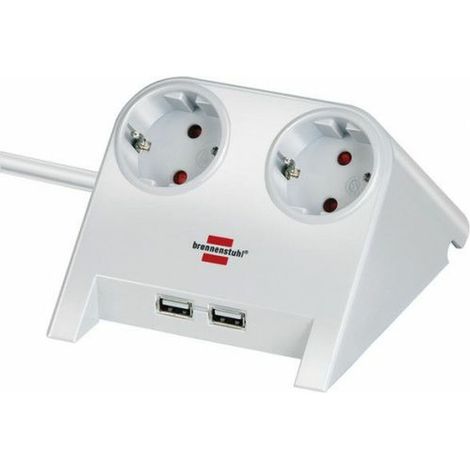 Brennenstuhl 1153520222 Multipresa Bianco Schuko 1 pz. (1/5)