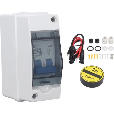 10A IP65 wasserdichter 1000V DC-Leistungsschalter, solarbetriebener Trennschalter für netzgekoppelte Photovoltaikanlagen (1/5)