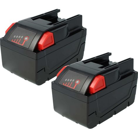 vhbw 2x batteria compatibile con Flex 28V utensile elettrico (3000 mAh, Li-Ion, 28 V)