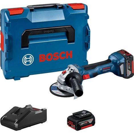 [JAMAIS UTILISE] Meuleuse d'angle BOSCH PRO 18V Li-Ion (2x 4Ah) Ø125mm + coffret L-BOXX GWS 18V-7 (1/2)