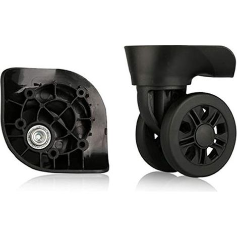 Ruote per valigie, ricambi per ruote di valigie e per la riparazione, ruote piroettanti, -W170 nero