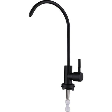Robinet de cuisine en acier inoxydable pour eau filtrée, adapté à la plupart des systèmes d’osmose inverse ou de filtration d’eau, robinet d’eau potable directe pour évier ou îlot de cuisine