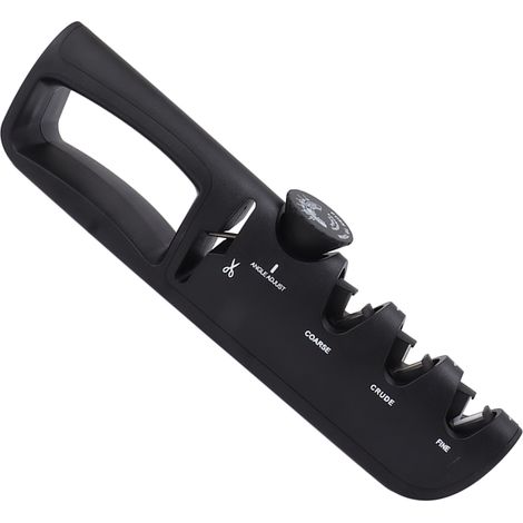 4-in-1 verstellbarer Messerschärfer, Schwarz, verstellbarer Messerschärfer für Küche und Restaurant (1/5)