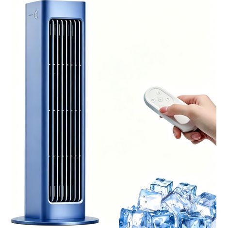 Ventilateur Sans Pales Bleu – Silencieux – Portable – Design Moderne – Léger – Rafraîchissant – Élégant (1/5)