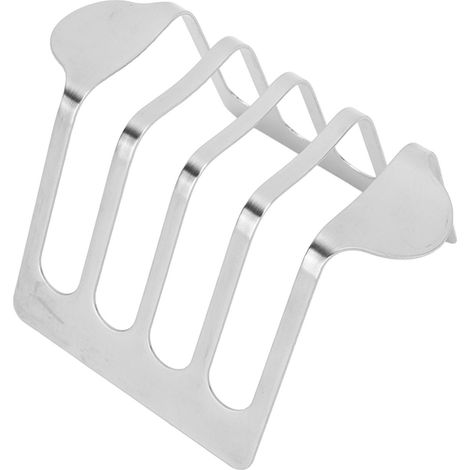 Porte-toast en acier inoxydable, porte-pain vintage antirouille pour la cuisson, 8 x 7 cm (1/5)