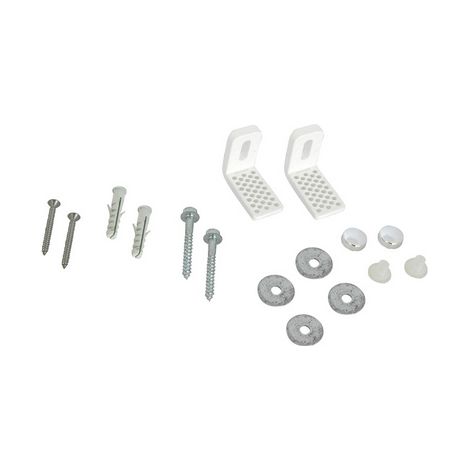 Fijación lateral multiforo para wc y bidet 10x50 2 piezas