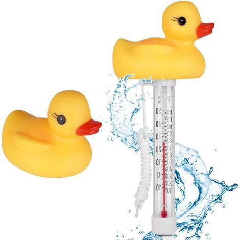 Thermomètre flottant pour piscines, baignoires et bassins (1/5)