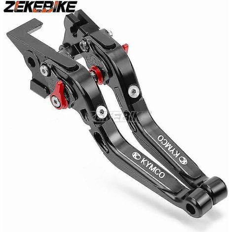Leviers de frein et d'embrayage pour motos Kymco AK550, Xciting 250, 300, 400, 500, Downtown 125, 200, 300, 350, ACC150, ACC180, CK150 et CK180 - AK550 ALLYEARS (1/5)