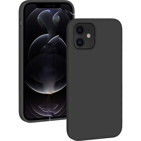 12PZ Cover custodia tpu nera opaca 12 5.4 smartphone flessibile morbida (1/3)