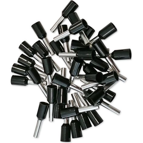 Oc-Pro – Embouts de câblage isolés 1.50 mm² – Fixation raccord pour câbles multibrins – Sachet de 100 unités – Pour installations électriques