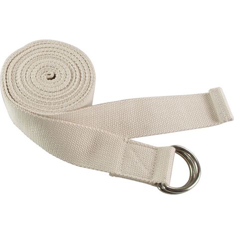 sangle de yoga en coton biologique naturel