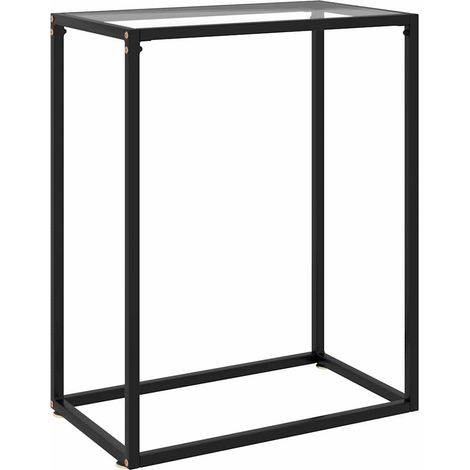 Table console-Table d'entrée Transparent 60x35x75 cm Verre trempé 384123 (1/5)