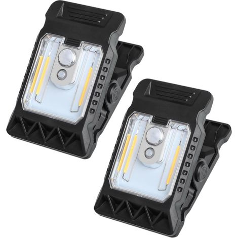 Lampes à Pince solaires éclairage extérieur Mini Spots LED solaires avec Pince pour Balcon, Jardin, Camping, terrasse étanches, Rechargeables, sans Fil (1/5)