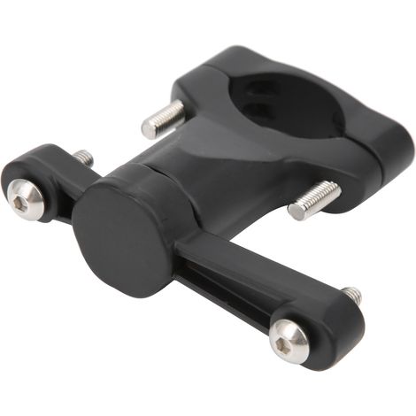 Support vélo extensible pour bouteille d'eau, adaptateur rotatif en aluminium noir pour porte-gourde (1/5)