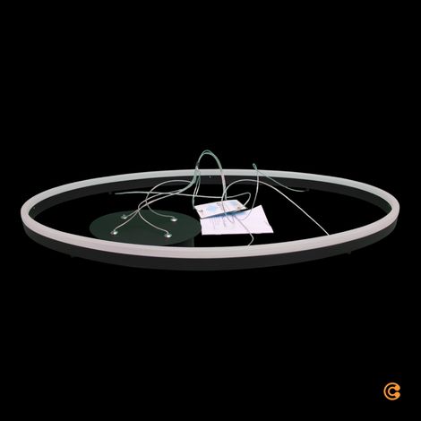 [NEUWERTIG] Paul Neuhaus Titus Led Hängeleuchte Oval 80x39 Cm Deckenlampe Deckenleuchte Spot B-Ware