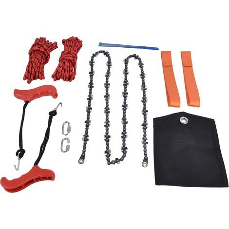 53 Pouces Haute Portée Membre D'arbre Main Corde Scie Pieds Kit de Corde Tronçonneuse de Poche Membre D'arbre Scie Corde Tronçonneuse équipement de Coupe D'arbre Outil de Coupe D'arbre (1/5)