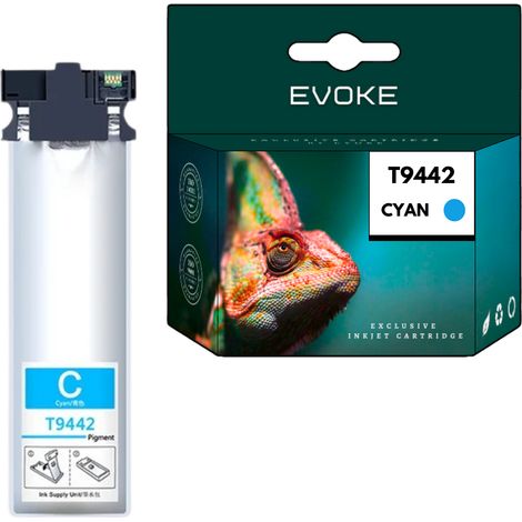 Cartouche d'encre pour imprimante Epson T9442 bleue (cyan) 40 ml 3000 pages