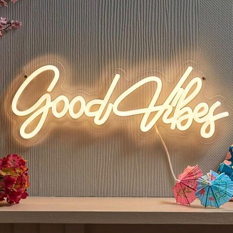 NeonEsque Good Vibes LED Neon Sign (1/5)