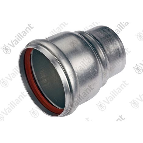 VAILLANT Adaptateur, 63-80 mm conduits d'évacuation des gaz DN 80 Alu rigide Vaillant-Nr. , 147777