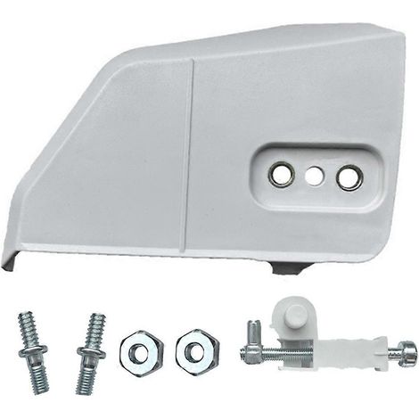 Kettenradschutz-Set mit Einstellvorrichtung und Spannschraube. Kompatibel mit den Stihl Kettensägen MS170, MS180, 017, 018, MS210 und MS230. (1/5)