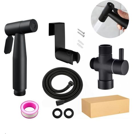 Pistolet à peinture portatif en acier inoxydable 304 – Tuyau de 1,5 mètre – Inverseur à 4 points – Économie d'eau et contrôle du débit