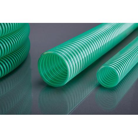 Saug-Drucksch. APDatec 10 grün/transparent 25x2,5mm 25m (1/2)