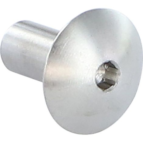 Ecrou Relieur Tête bombée Clé de 4 HC4 M6X15 8.5X18 Inox-1 pièce