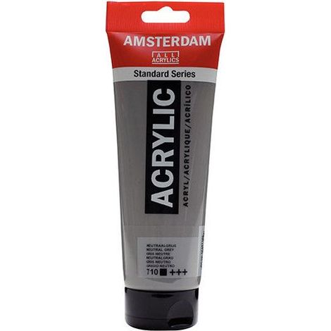 Peinture Acrylique en tube - Gris neutre - 710 - Amsterdam - 250ml