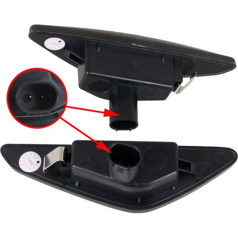 Lampeggiante LED laterale per BMW 3 Serie E46 Coupé/Cabriolet 03-06, fumé, dinamico, set da 2 pezzi (1/3)