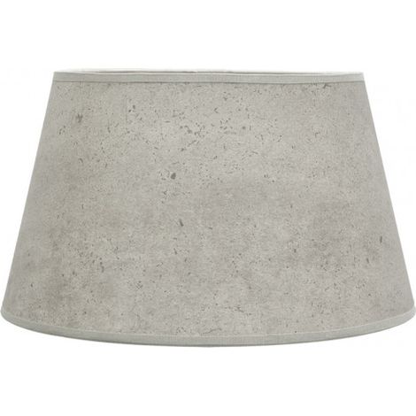 lampenschirm salma e27 zementgrau 45dx35dx30h konisch offen konisch