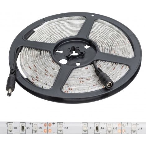 Striscia da 300 LED 24W 1128Lm CRI85 2700ºK SMD3528 12VDC IP65 x5M 40.000H [PL219002WW]-Bianco caldo