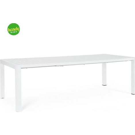 Tavolo Bizzotto Allungabile Kiplin 180/240x100cm Bianco (1/5)