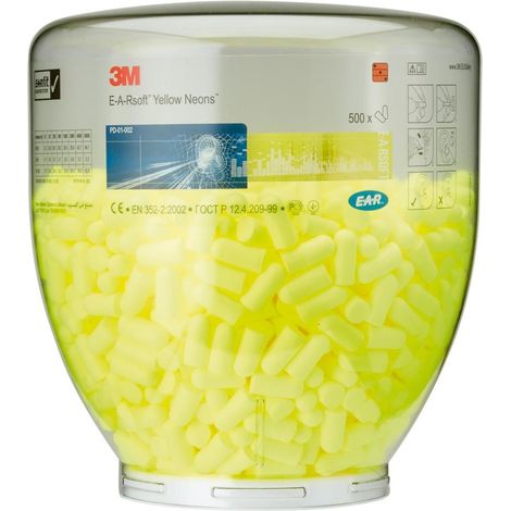 3M Refill-Aufsatz EAR Soft Yel. Neons (a 500 Paar)