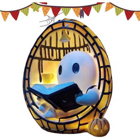 Lampe De Lecture En Forme Livre Fantôme Décor Esthétique Adorable (1/5)