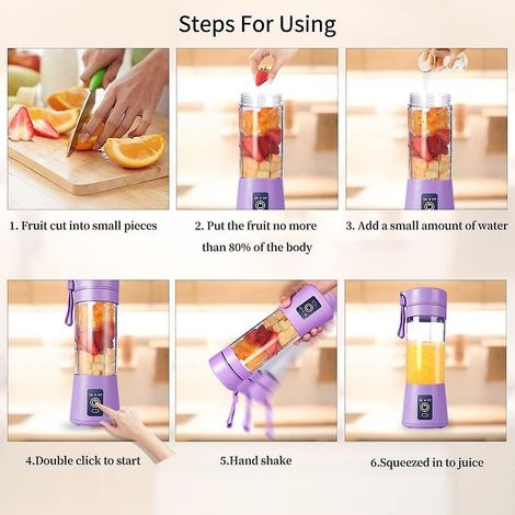 Mini blender portable pour milkshakes et smoothies