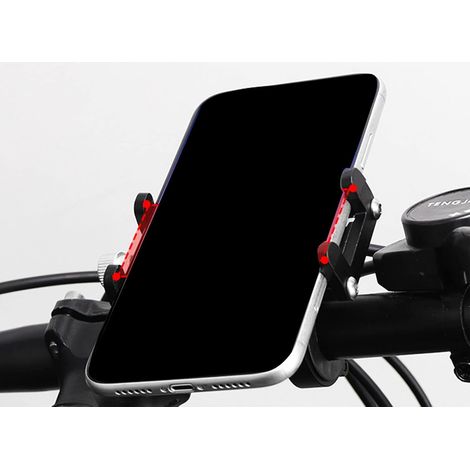 Bike Téléphone Montant réglable Porte-téléphonie de Guidon à Large compatibilité, pour la Plupart des vélos de Moto (1/5)